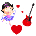一个女孩在跳舞 一颗红色的心 一把琴是什么成语