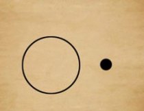成语玩命猜一个圆圈一个点答案是什么？