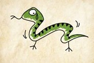 成语玩命猜一条带脚的蛇答案是什么？