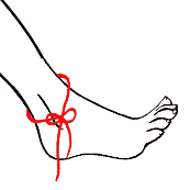 疯狂猜成语一根红绳子系在脚上答案是什么？