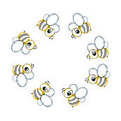 看图猜成语8只蜜蜂围成一圈答案是什么？