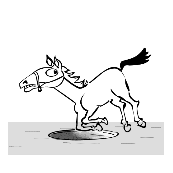 看图猜成语一匹马摔倒了洞里答案是什么？