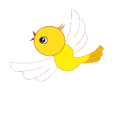 看图猜成语一只黄色的小鸟白色翅膀的答案