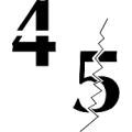 4和5分裂开是什么成语