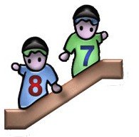 疯狂猜成语两个小孩站滑梯上衣服上分别写着7和8答案