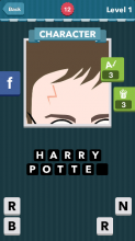 Boy with brown hair and lightning bolt on forehead.|Character