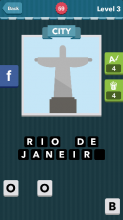 Saint statue with arms outstretched.|City|icomania answers|ic