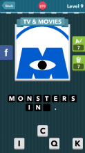 Blue M with eye in the middle.|TV&Movies|icomania answers|ico