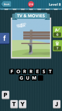 A wooden bench on the grass|TV&Movies|icomania answers|icoman