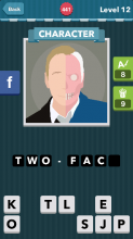 A man with two different faces|Character|icomania answers|ico