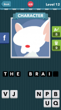 A white mouse with a red nose|Character|icomania answers|icom