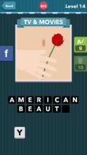 A bellybutton and a red rose.|TV&Movies|icomania answers|icom