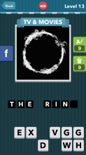 A black background with a silver ring|TV&Movies|icomania answ