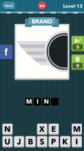 Silver wing and a black circle in the middle|Brand|icomania a