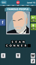 A grey haired man with dark eyebrows.|Famous People|icomania