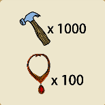 锤子×1000，项链乘以100打一成语是什么