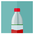 疯狂猜图红色盖子的矿泉水瓶子瓶身上有一条绿