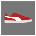 疯狂猜图一只红色的鞋子上面一条白色_品牌