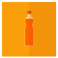疯狂猜图黄色背景上一瓶橙色的饮料_品牌