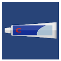 疯狂猜图一瓶蓝色的牙膏上面有个红色的C字_品牌