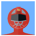 疯狂猜图红色的机器人戴着黑色眼镜_电影电