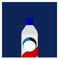 疯狂猜图白色瓶子蓝色盖子的瓶子/洗洁精_品牌标